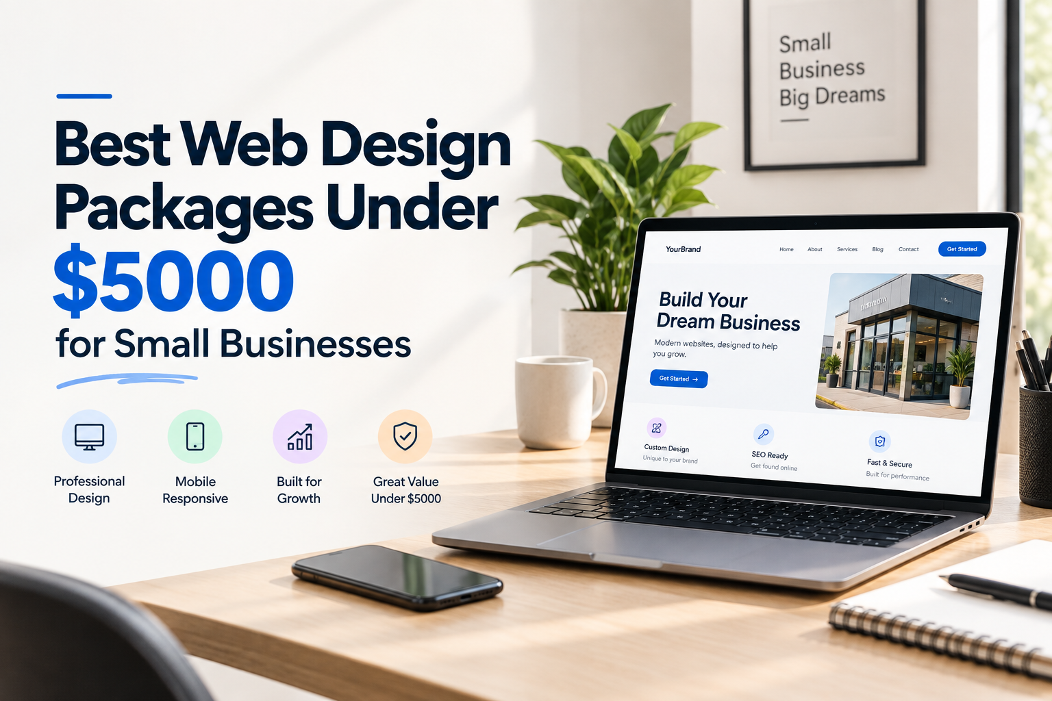Best Web Design Packages Under $5000 for Small Businesses